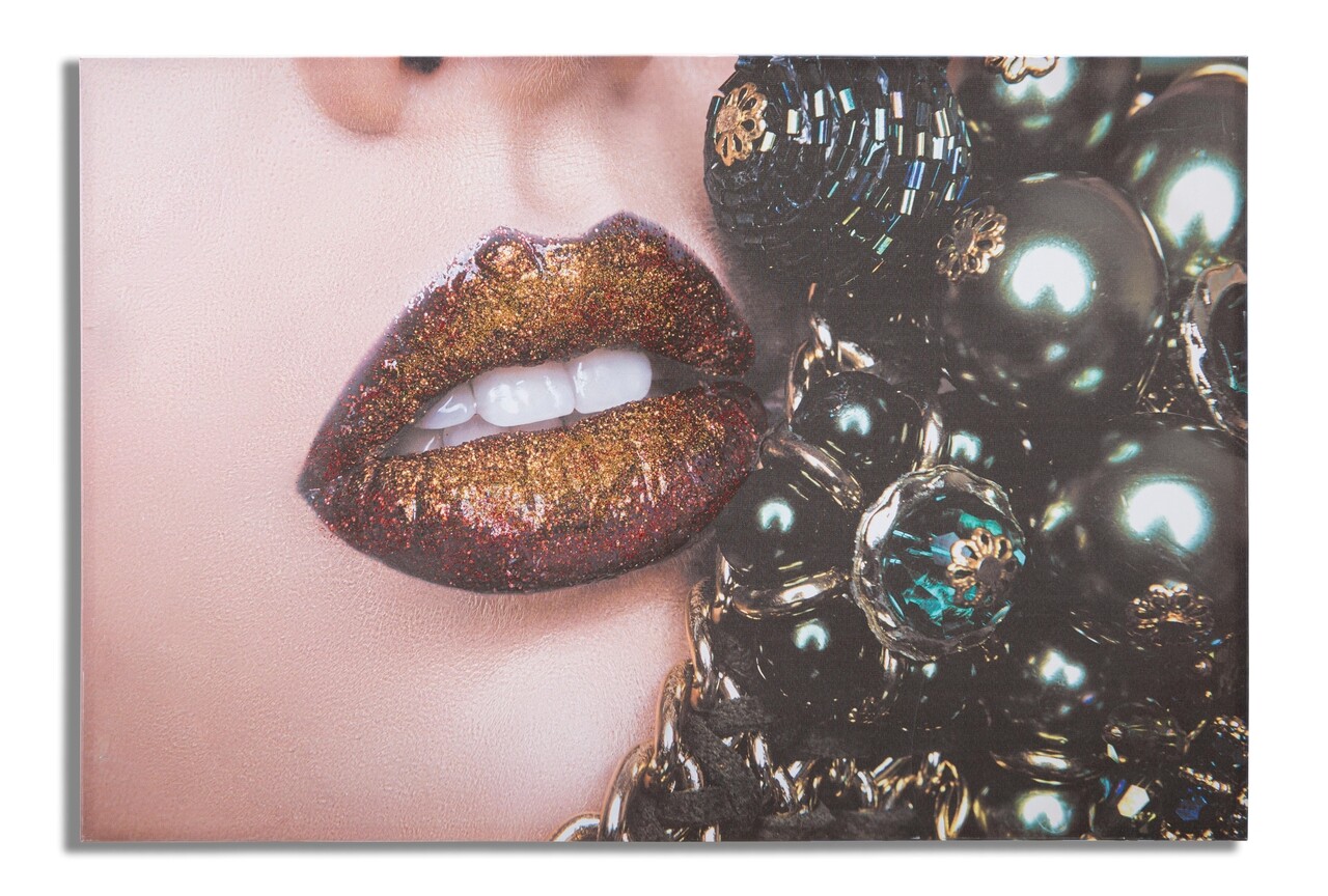 Tablou decorativ Beautiful Lips, Mauro Ferretti, 80x120 cm, lemn pin/canvas imprimat - imagine 7